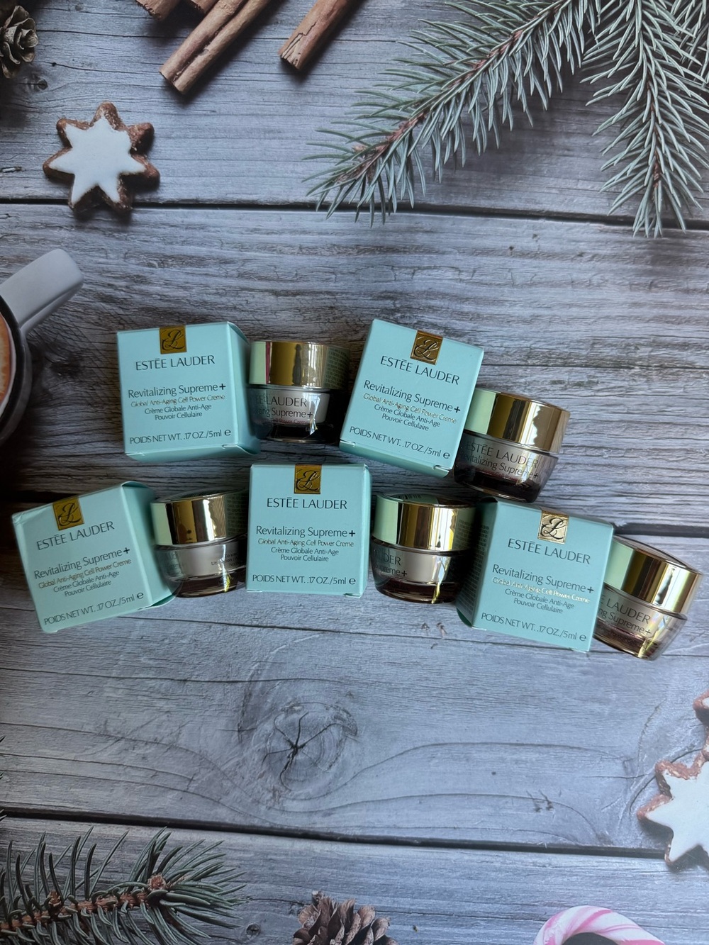 5x Estee Lauder Revitalizing Supreme Golbal Anti Aging Power Cream 0.17oz/5ml Ea